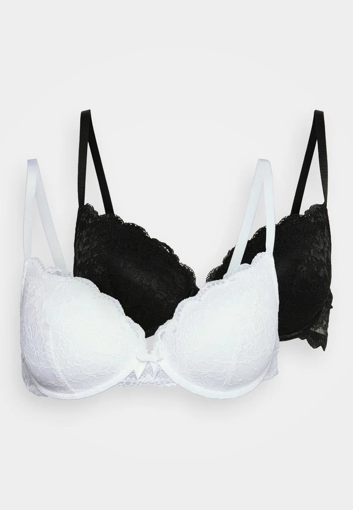 Soutien-Gorge ANNA FIELD Anna Field 2 Pack Lace T Shirt Bra Blanche Femme | VWM-5808545